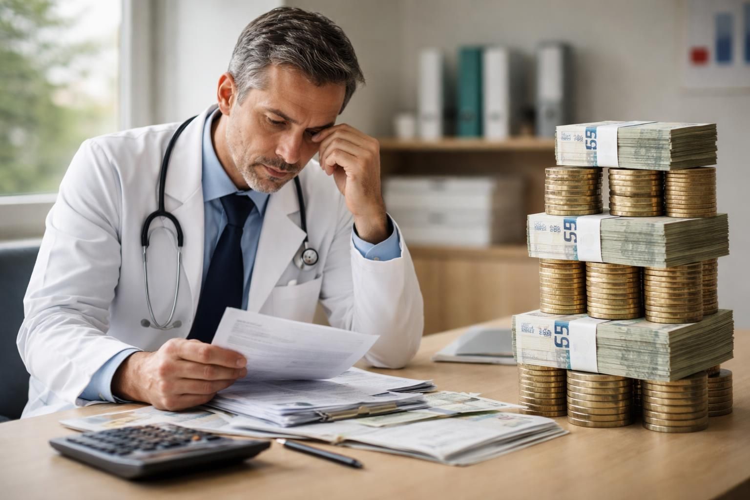 découvrez combien un médecin perçoit réellement sur 25 euros après déduction des charges sociales et des impôts, pour comprendre son revenu net effectif.