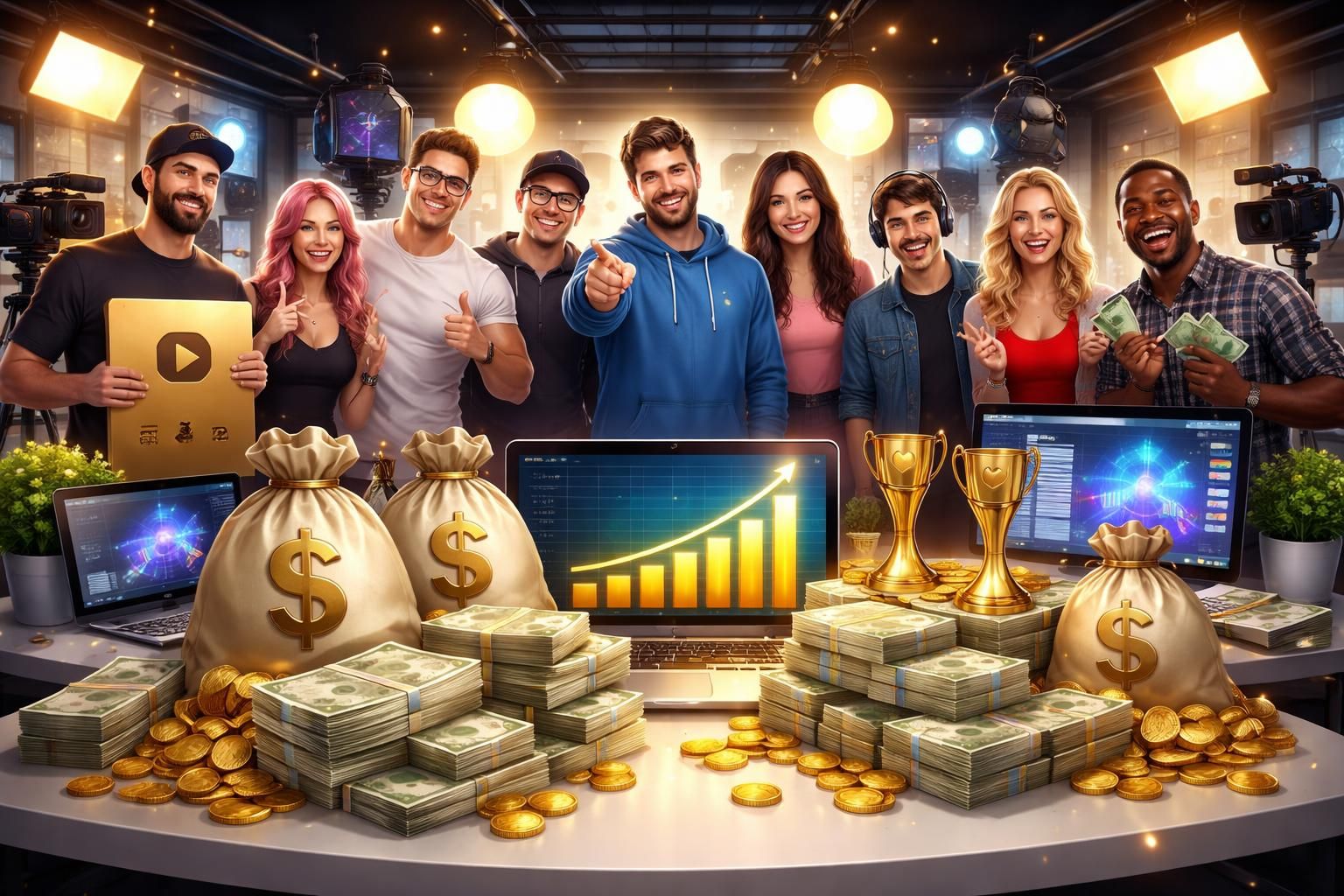 découvrez le top 10 des youtubers qui génèrent les revenus les plus impressionnants et comment ils maximisent leurs gains sur la plateforme.