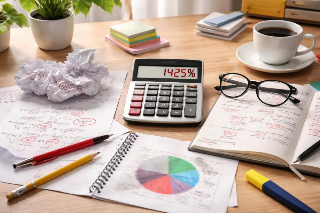 découvrez les erreurs fréquentes dans le calcul des pourcentages et apprenez les méthodes simples pour les éviter, garantissant des résultats précis à chaque fois.
